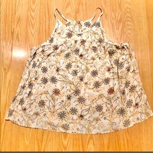 Caslon Woman’s Woven Print Tank